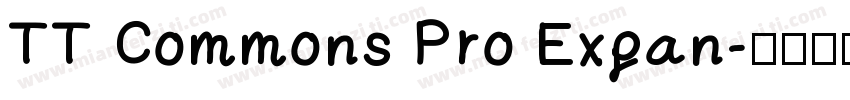 TT Commons Pro Expan字体转换